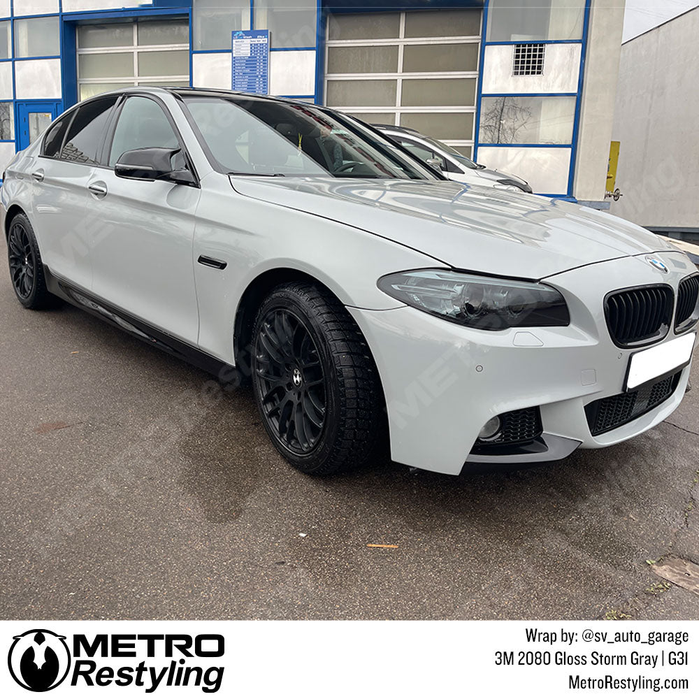 BMW Gray Vinyl Wrap