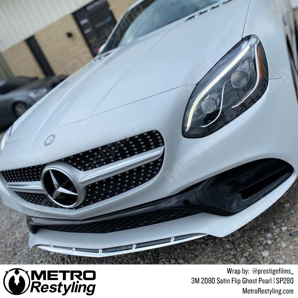 3M Mercedes Satin White Wrap