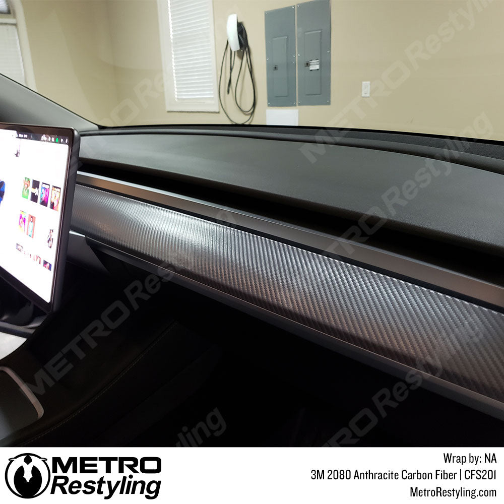 Anthracite Carbon Fiber Vinyl Wrap