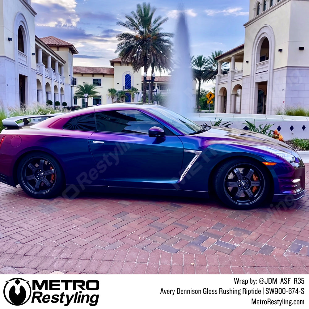 Gloss Rushing Riptide Vinyl Wrap