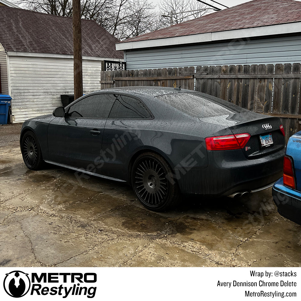 chrome audi vinyl wrap