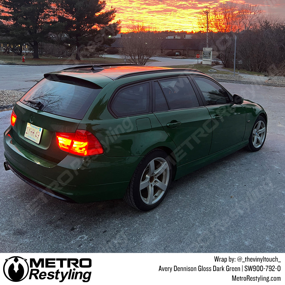 Dark Green BMW Wrap
