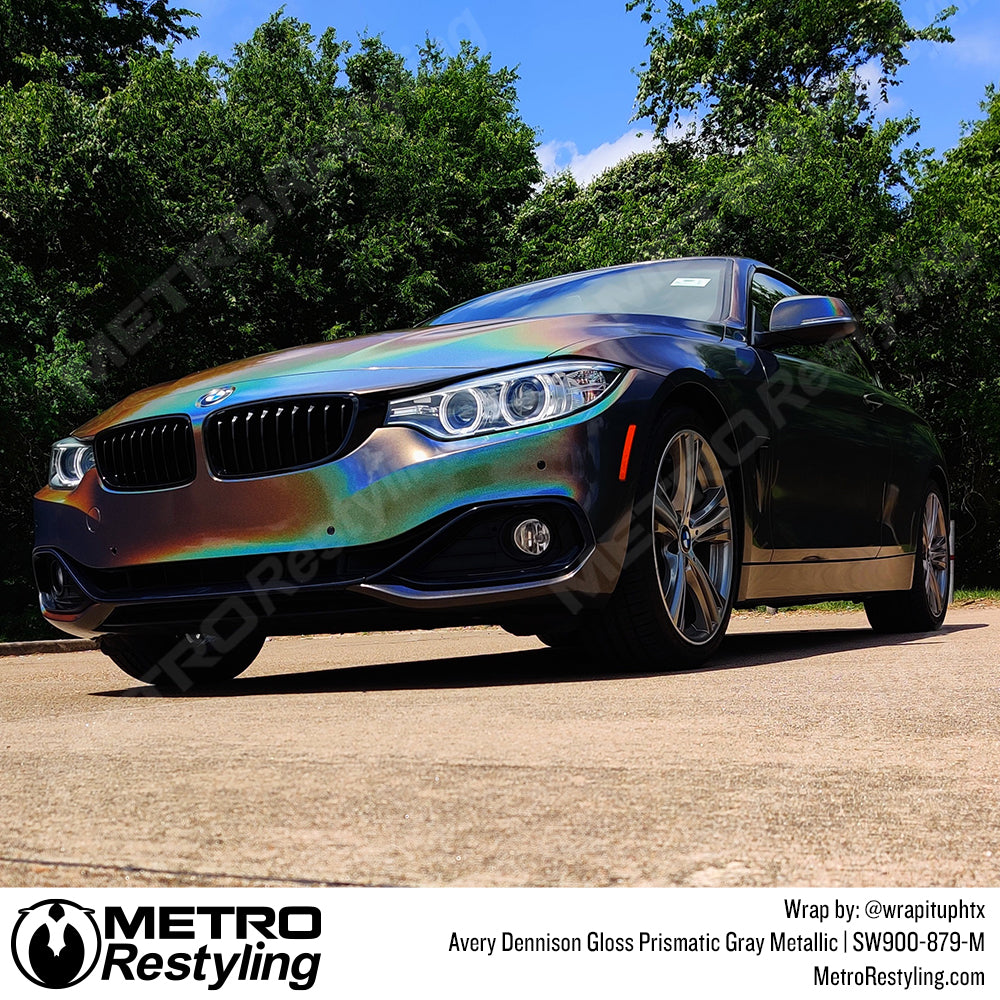 Gloss Gray Metallic BMW Wrap