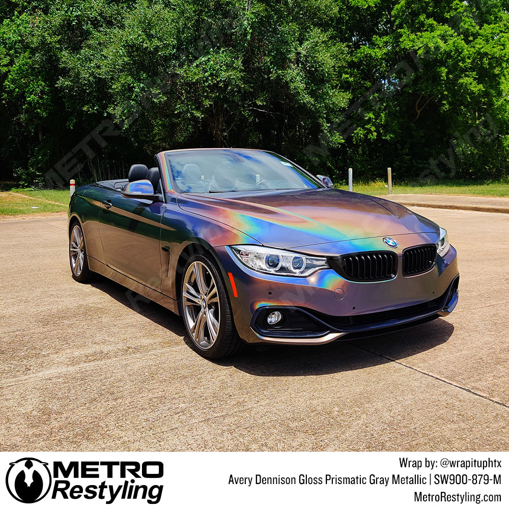 Gray Metallic BMW Wrap
