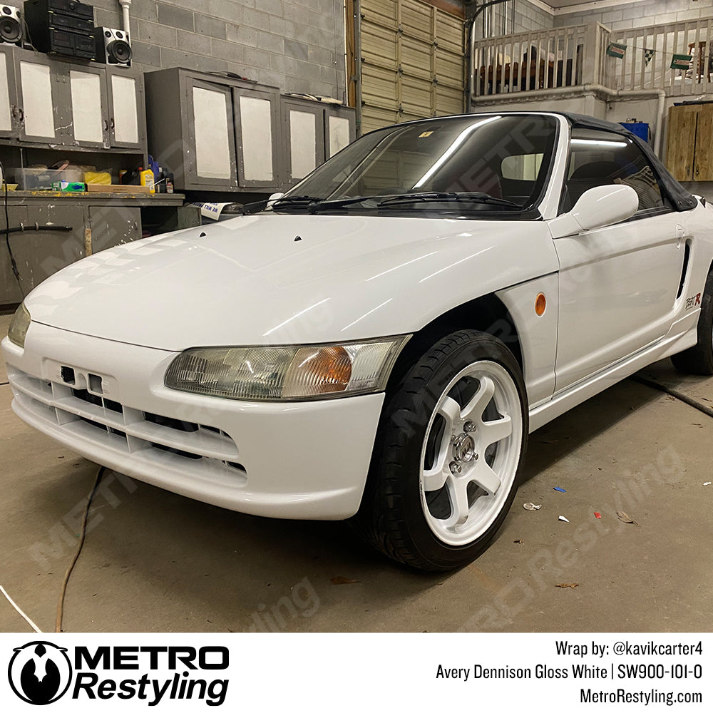 gloss white honda wrap