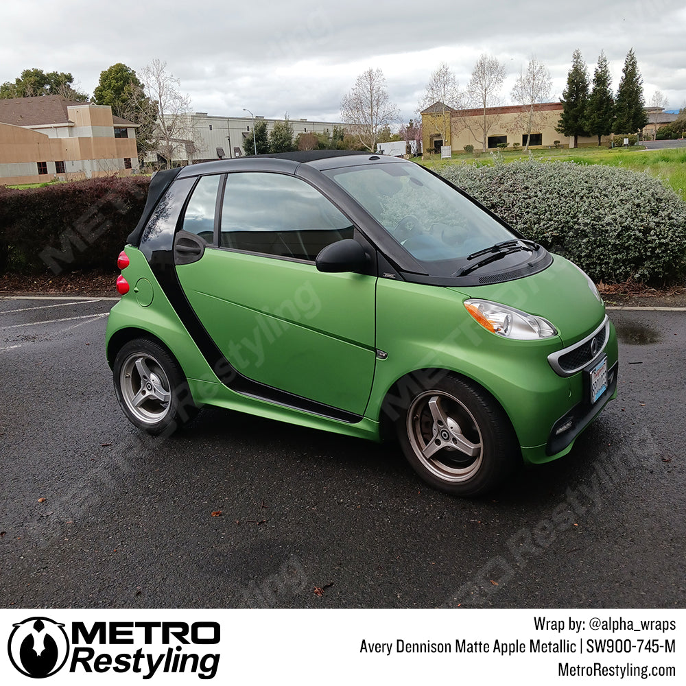 green metallic smart wrap