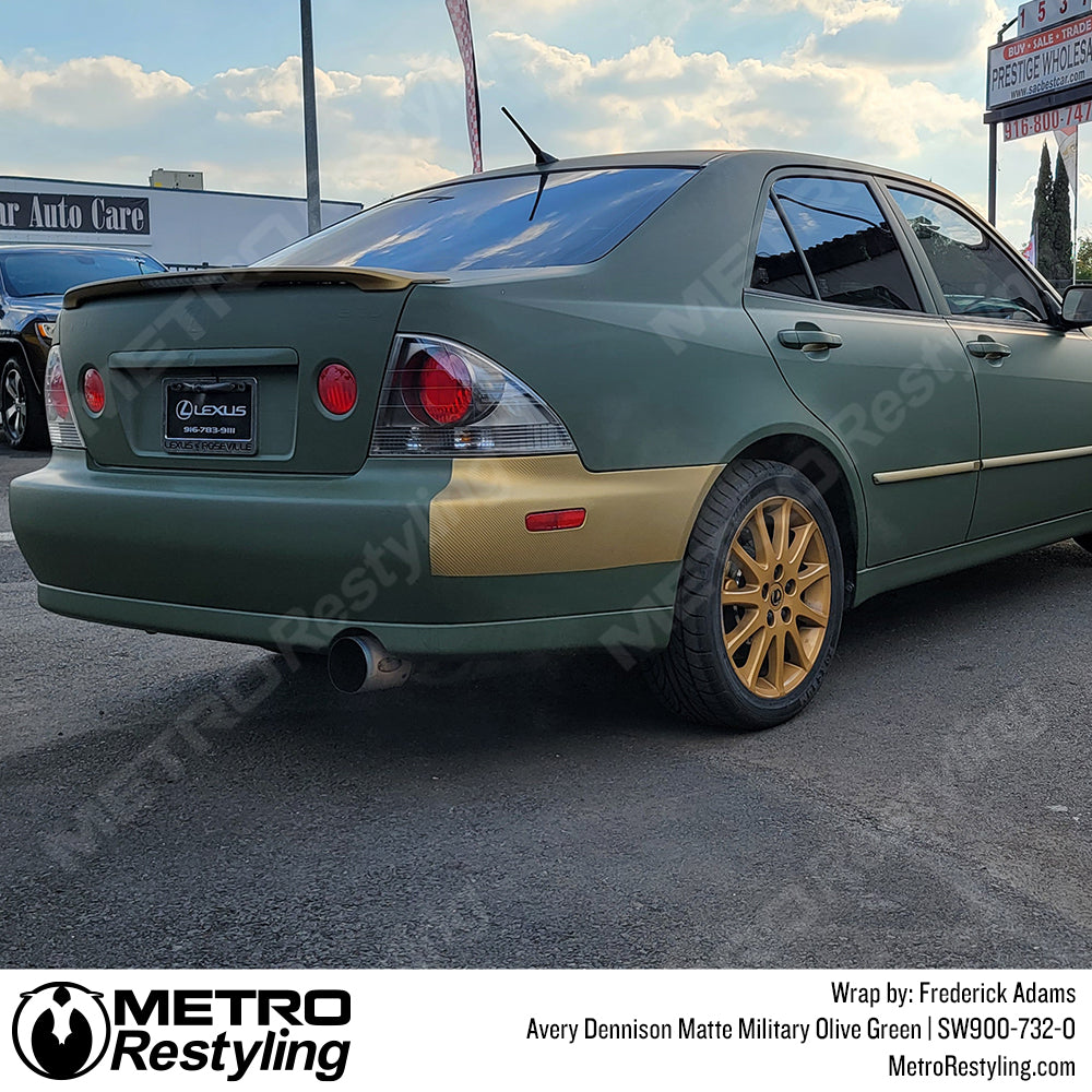 Matte Military Olive Green Vinyl