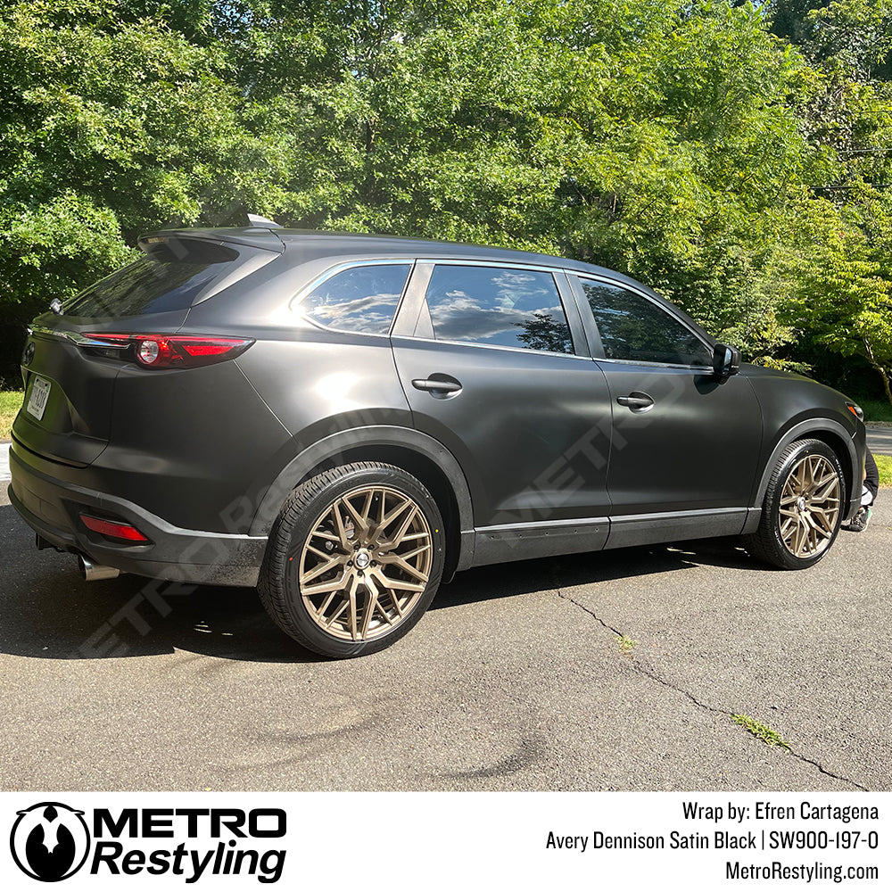 Satin Black Mazda Wrap