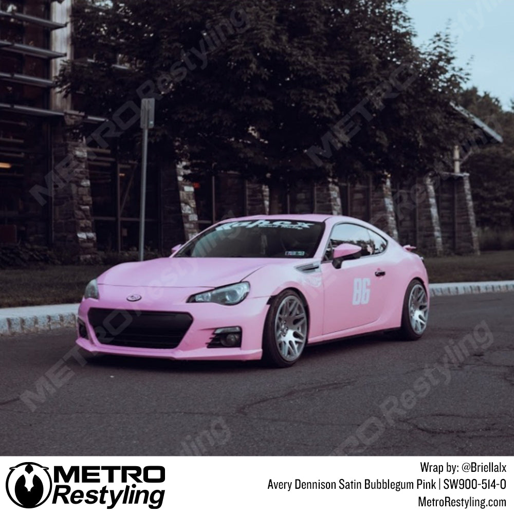Subaru Pink Vinyl Wrap