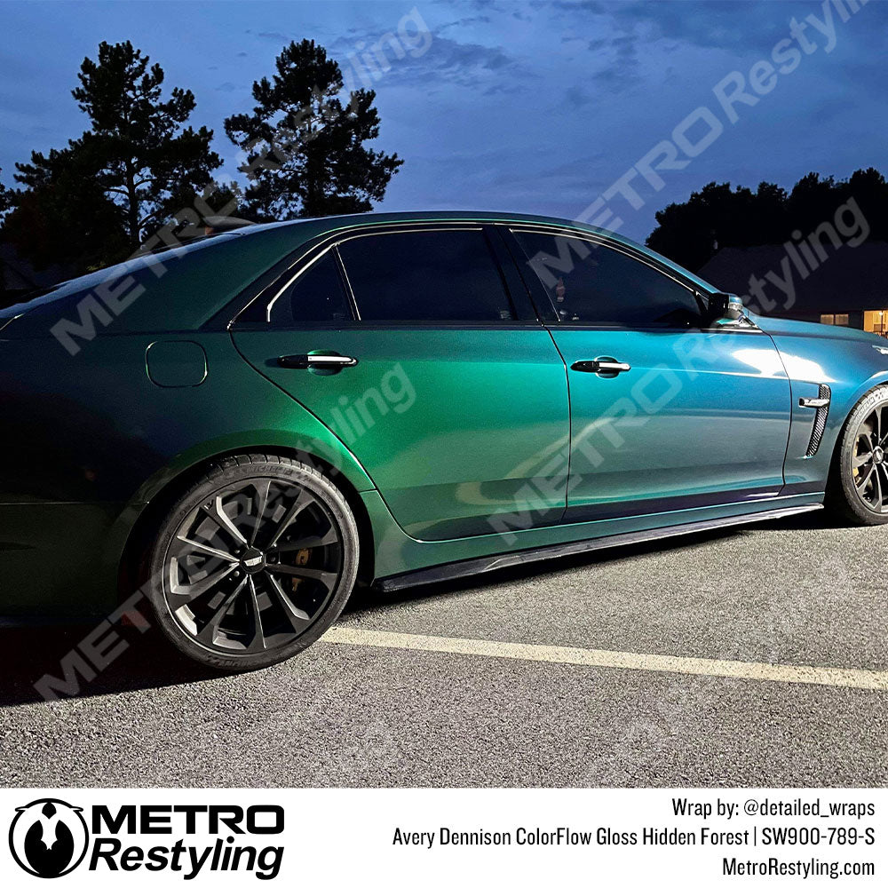 Hidden Forest Green Cadillac