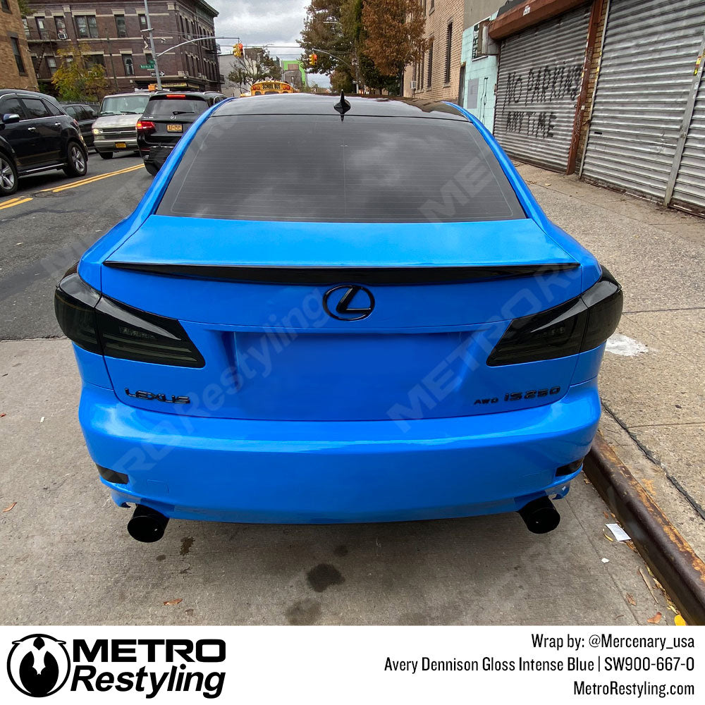 Avery Dennison SW900 Gloss Intense Blue Lexus
