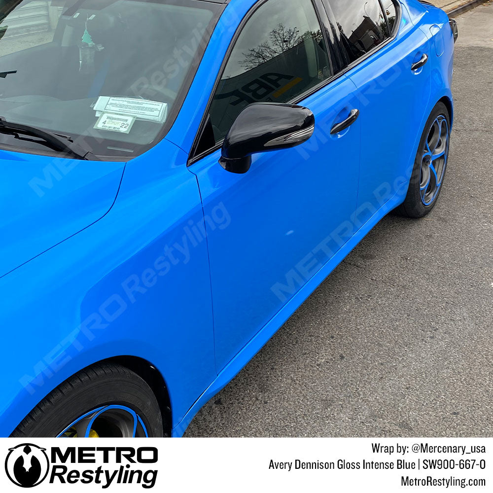 Avery Dennison SW900 Gloss Intense Blue Lexus