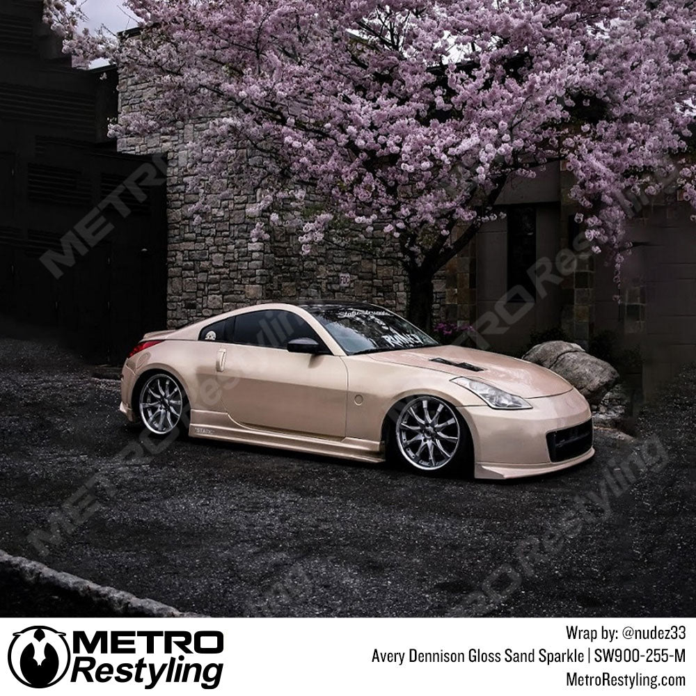 Avery Dennison SW900 Gloss Sand Sparkle Vinyl Wrap