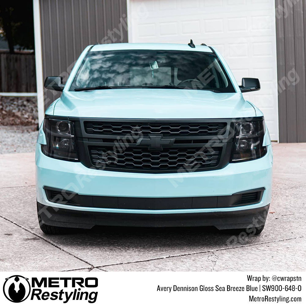 Gloss Sea Breeze Blue Chevy Truck
