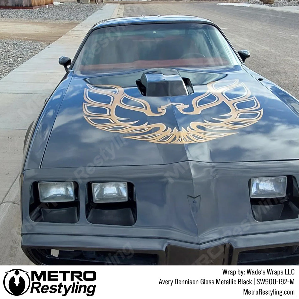 AveryDennison_Gloss_Metallic_Black_Car_Wrap_192-M_Trans_am