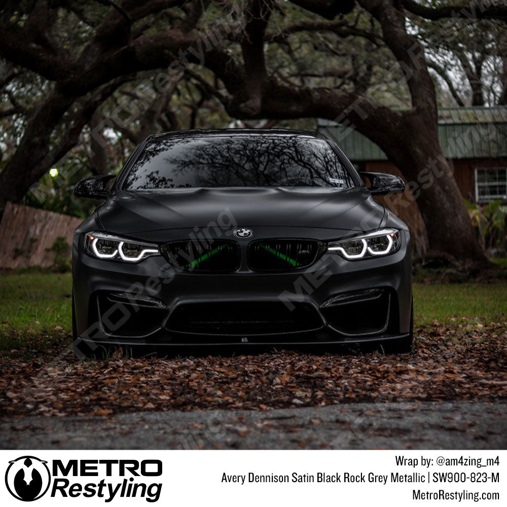 Satin Black Rock Gray Metallic BMW