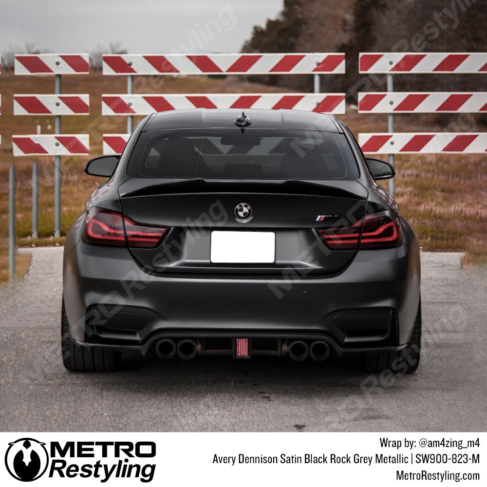 Satin Black Rock Gray Metallic BMW