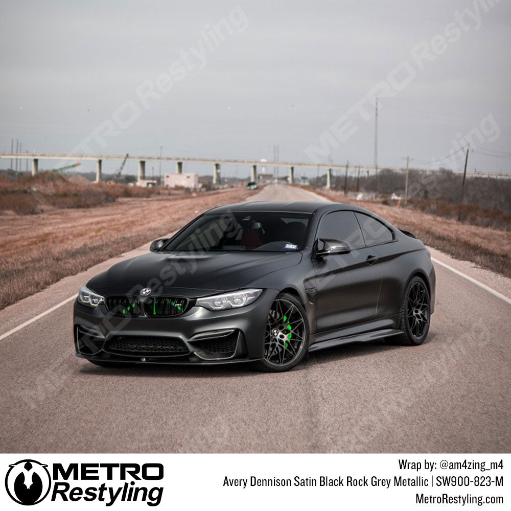 Satin Black Rock Gray Metallic BMW