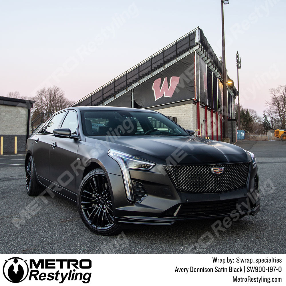 Satin Black Cadillac