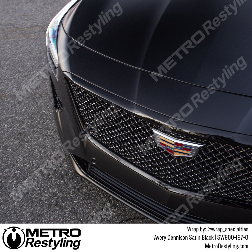 Satin Black Cadillac