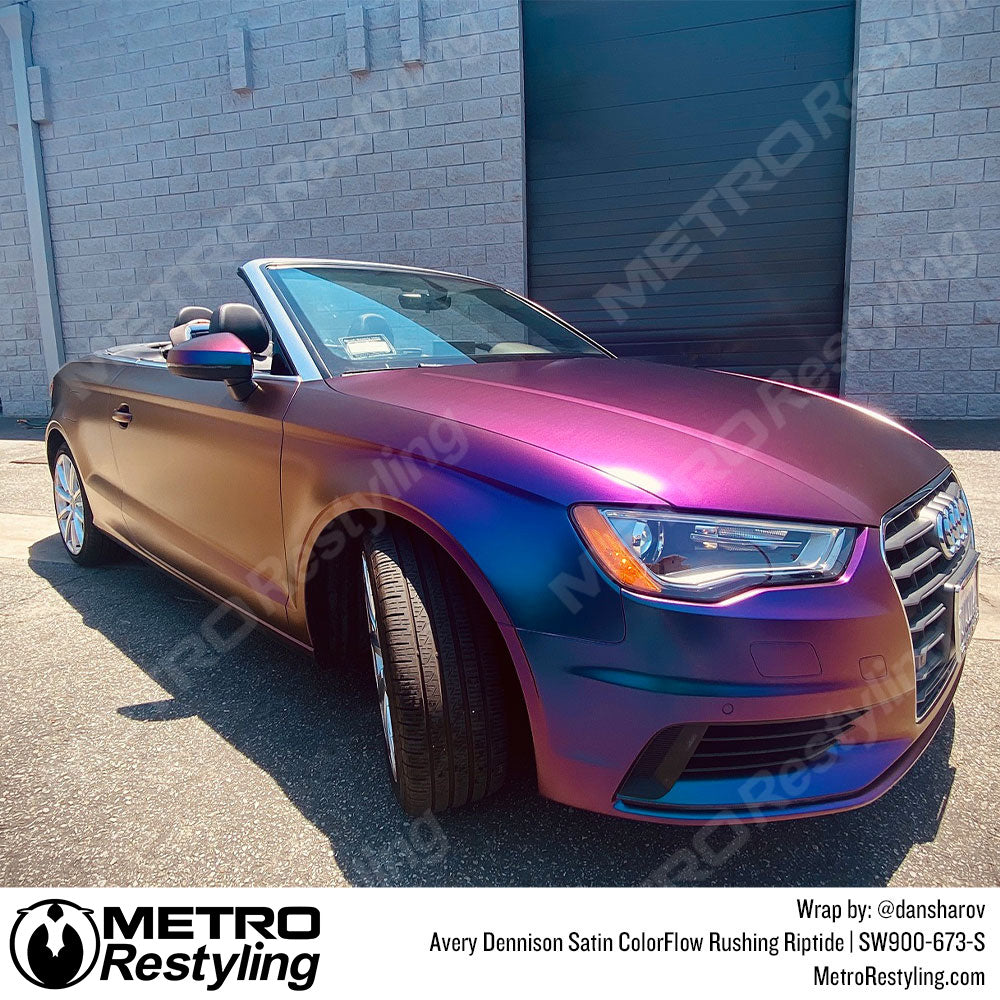 Avery Dennison SW900 Satin Rushing Riptide Vinyl Wrap | SW900-673-S