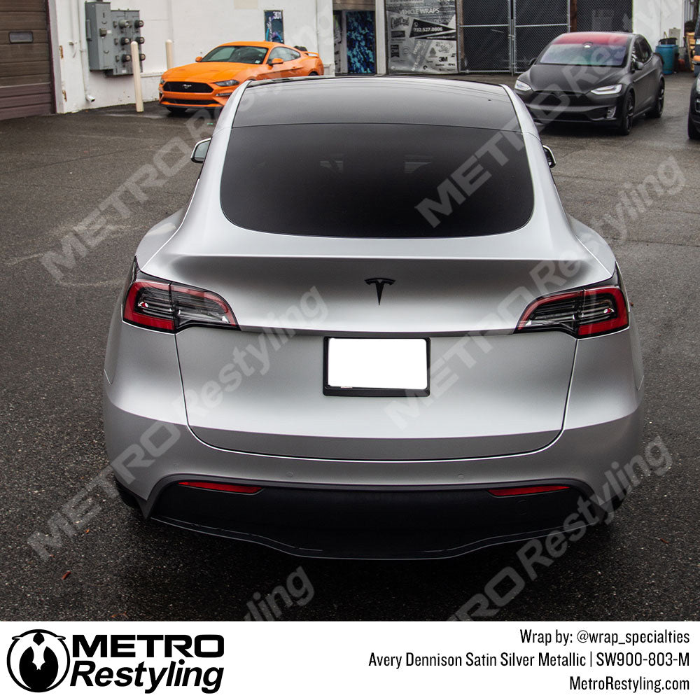 Gloss Silver Metallic Tesla