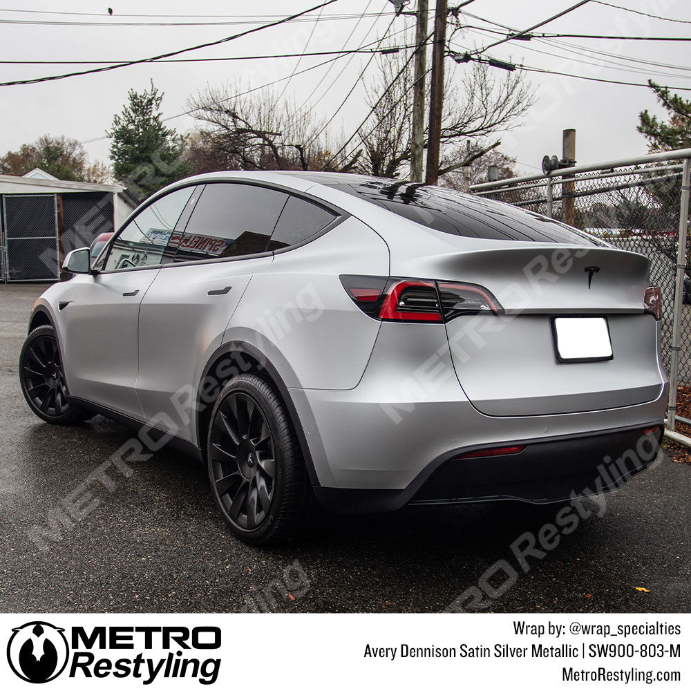 Gloss Silver Metallic Tesla