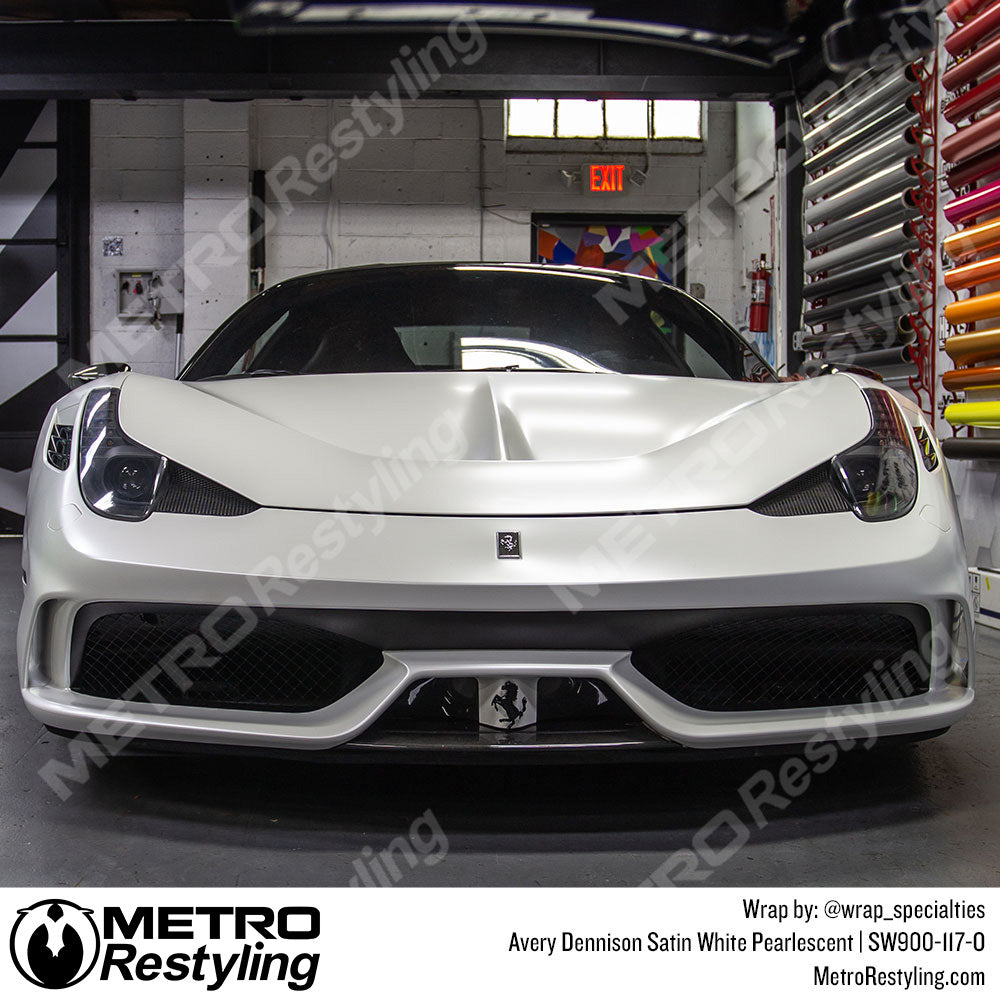 Avery Dennison SW900 Satin White Pearlescent