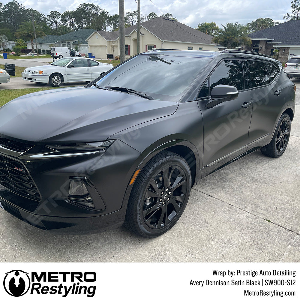 AveryDennison_Satin_Black_Car_Wrap_S12_Chevy Blazer