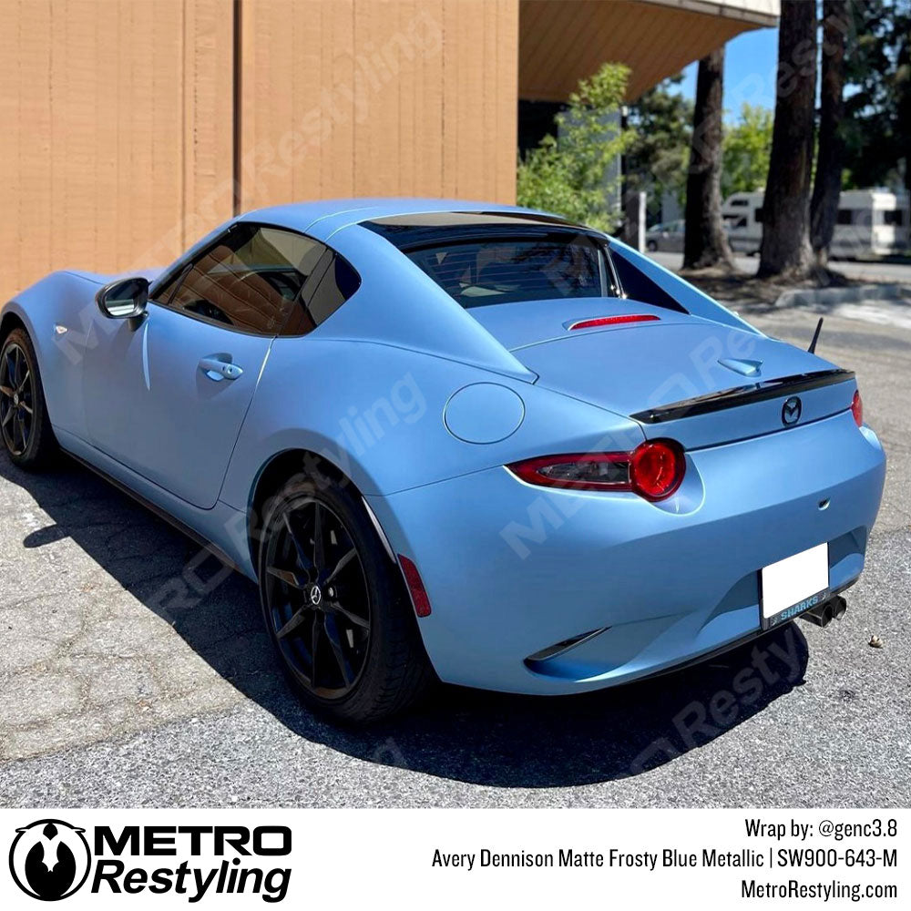 Matte Frosty Blue Metallic Mazda