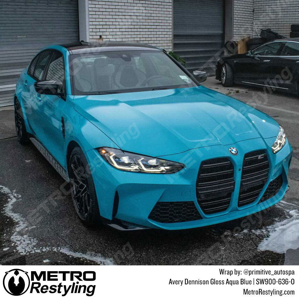 Avery Dennison SW900 Gloss Aqua Blue