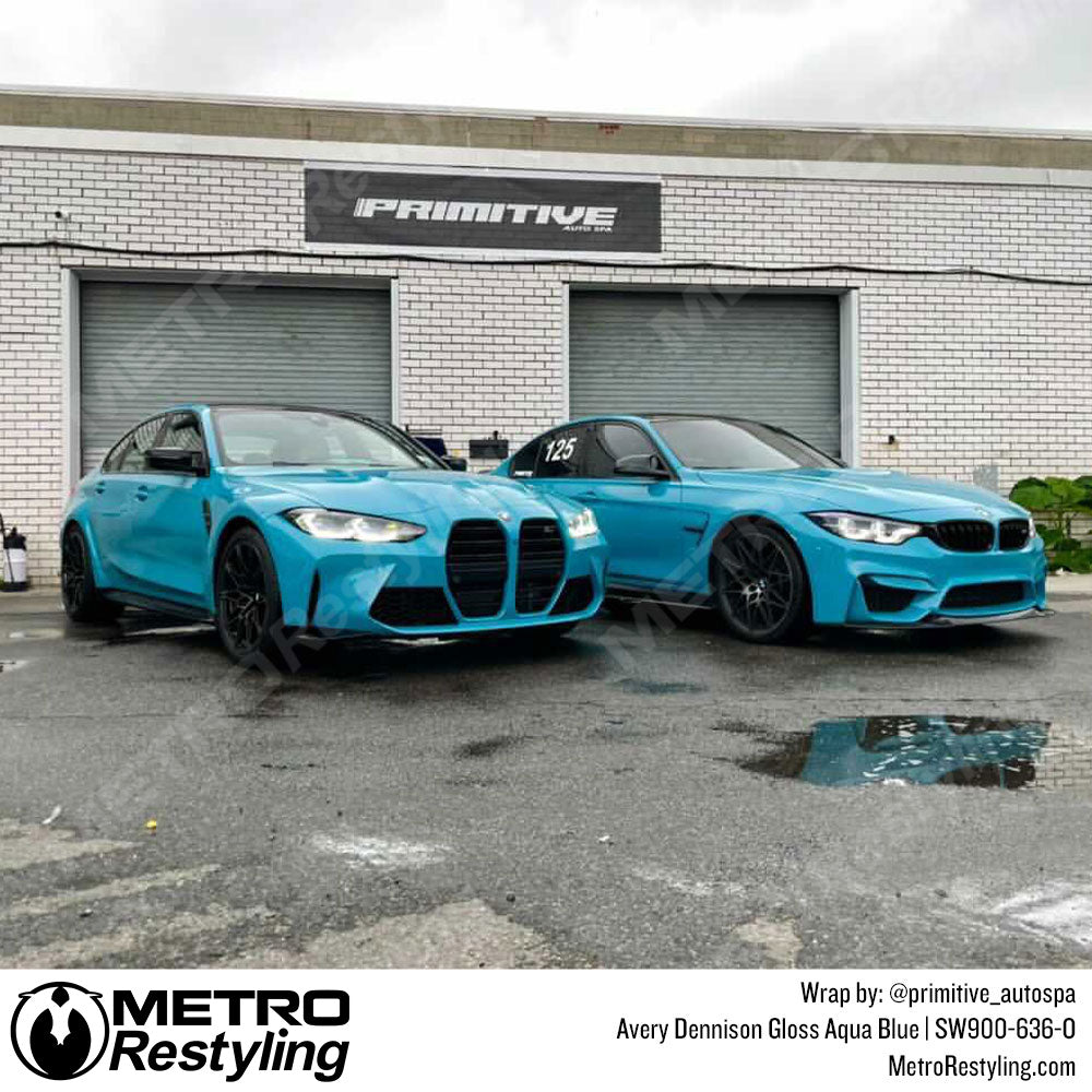 Avery Dennison SW900 Gloss Aqua Blue