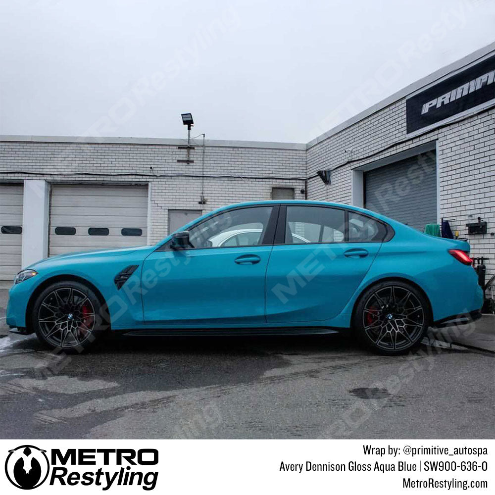 Avery Dennison SW900 Gloss Aqua Blue