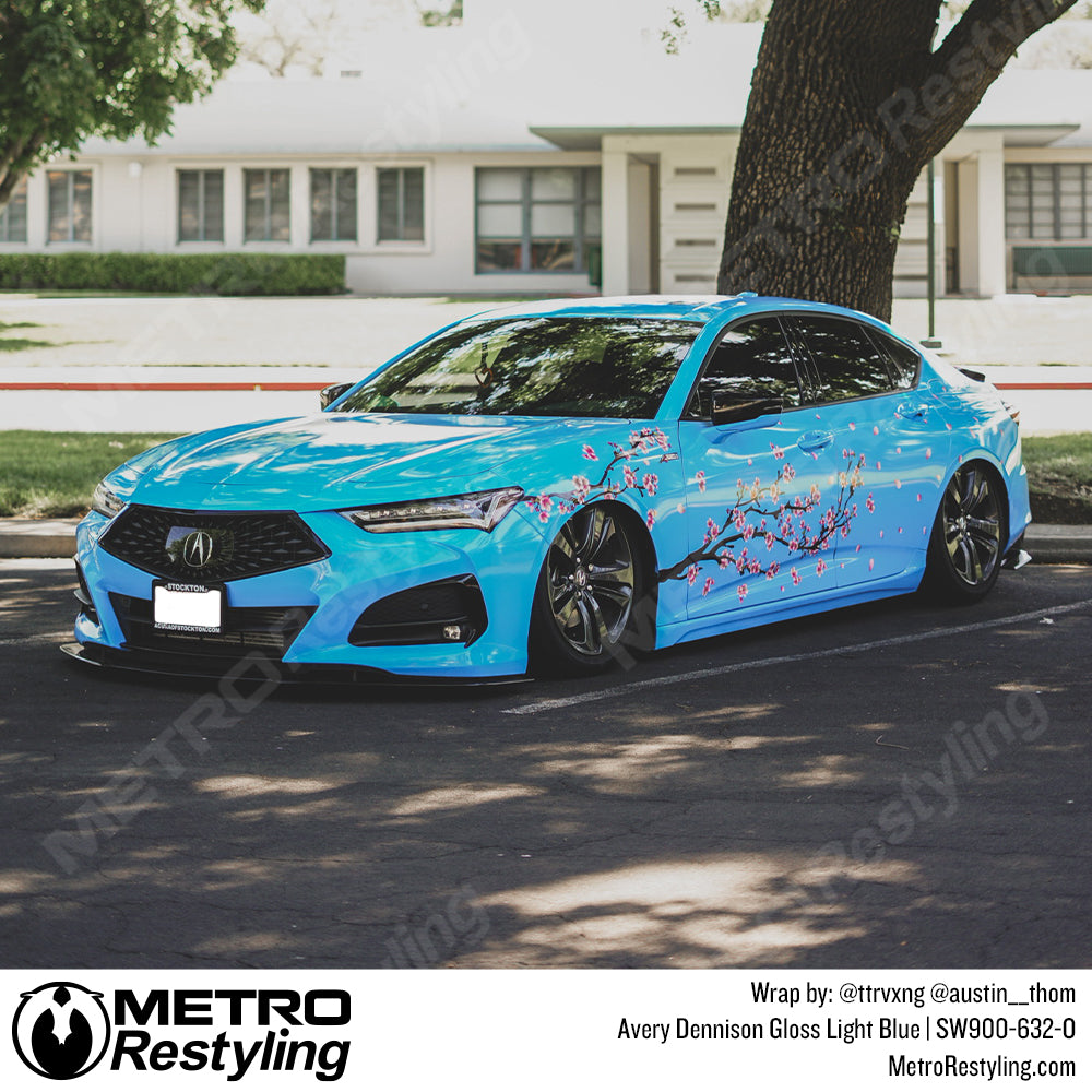 Acura Light Blue Vinyl