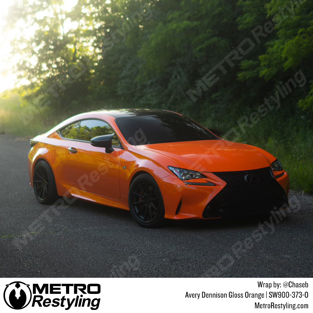Lexus Gloss Orange Vinyl