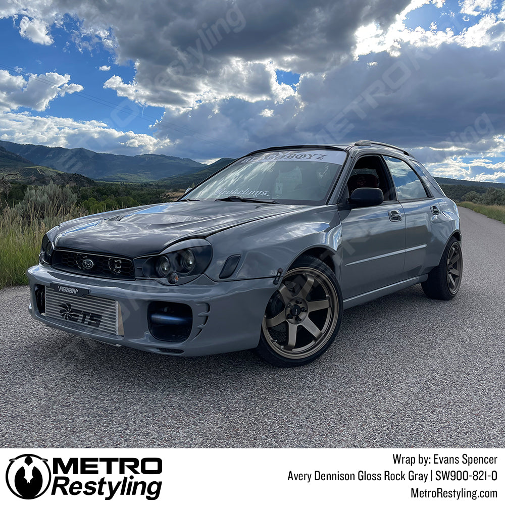 Rock Gray Subaru Vinyl Wrap
