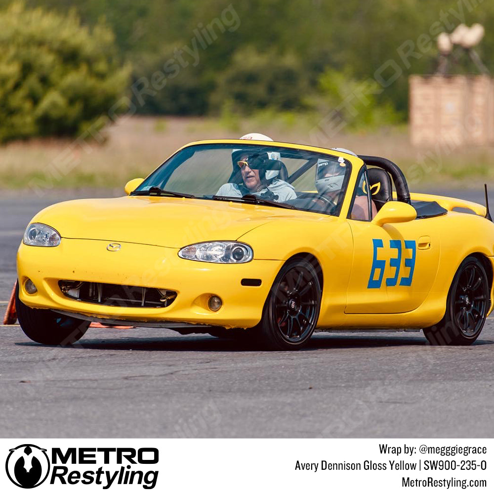 Miata Gloss Yellow Wrap