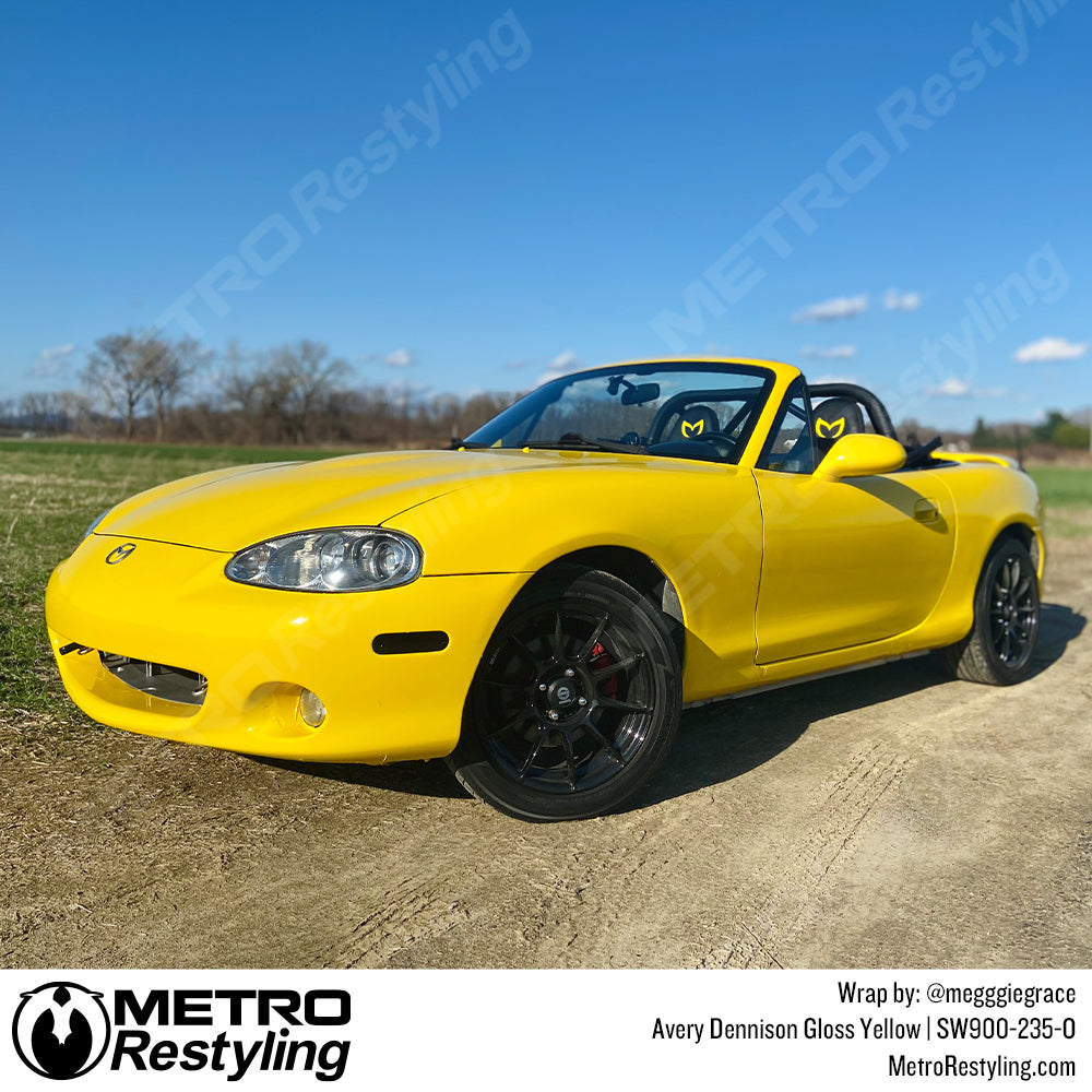 Miata Yellow Vinyl