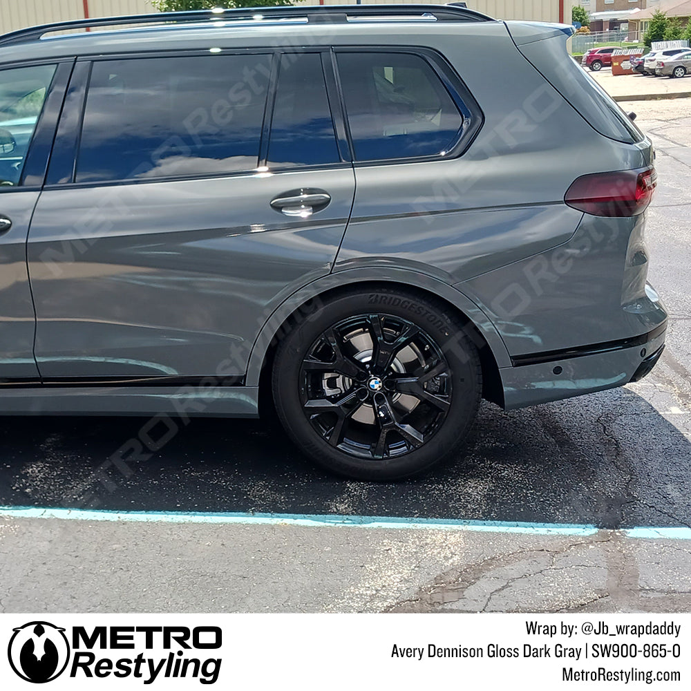 Dark Gray BMW Vinyl Wrap