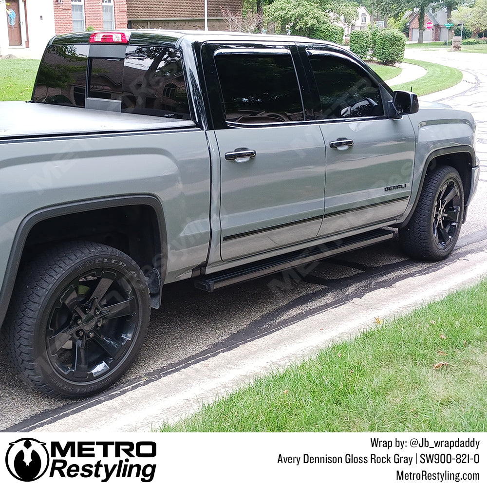 GMC Rock Gray Vinyl Wrap