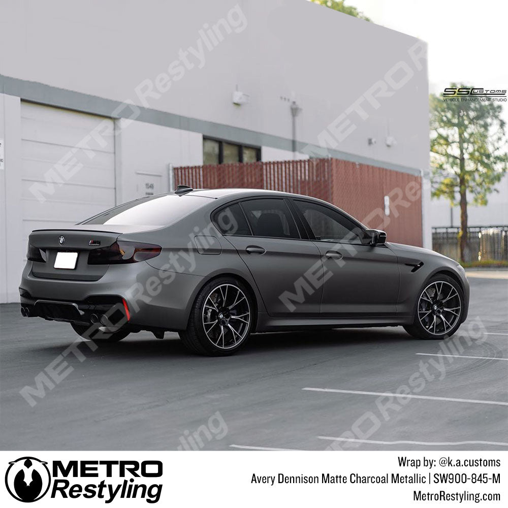 Avery Dennison SW900 Matte Charcoal Metallic BMW