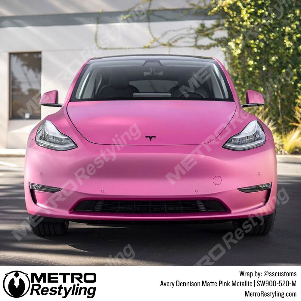 Avery Dennison SW900 Matte Pink Metallic Tesla