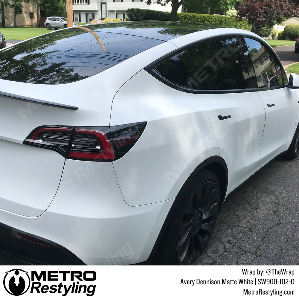 Tesla Matte White Vinyl