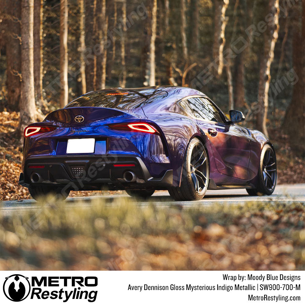 Avery Dennison SW900 Gloss Mysterious Indigo Metallic