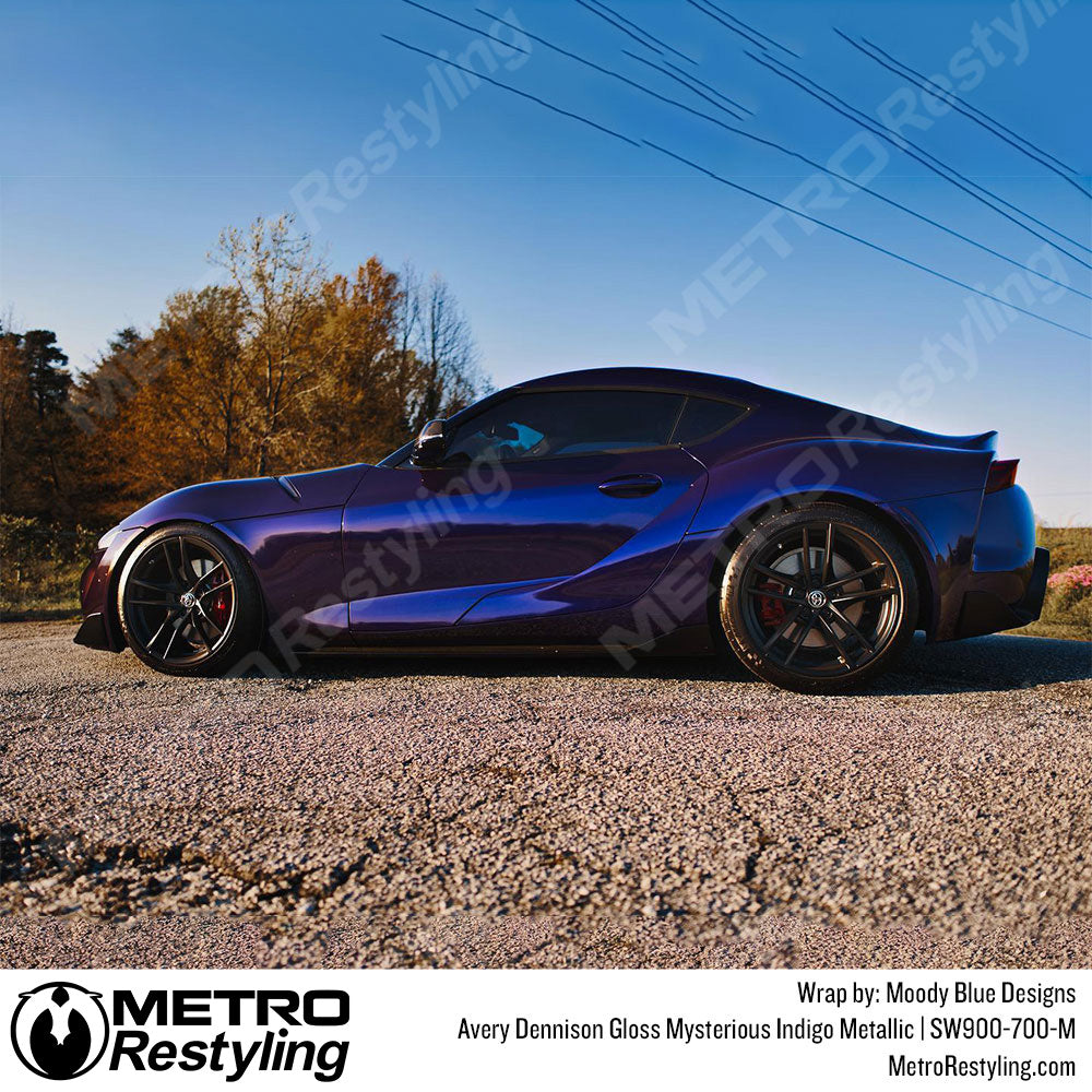 Avery Dennison SW900 Gloss Mysterious Indigo Metallic