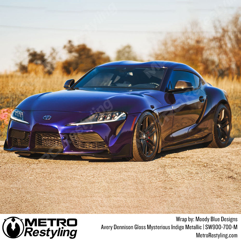 Avery Dennison SW900 Gloss Mysterious Indigo Metallic