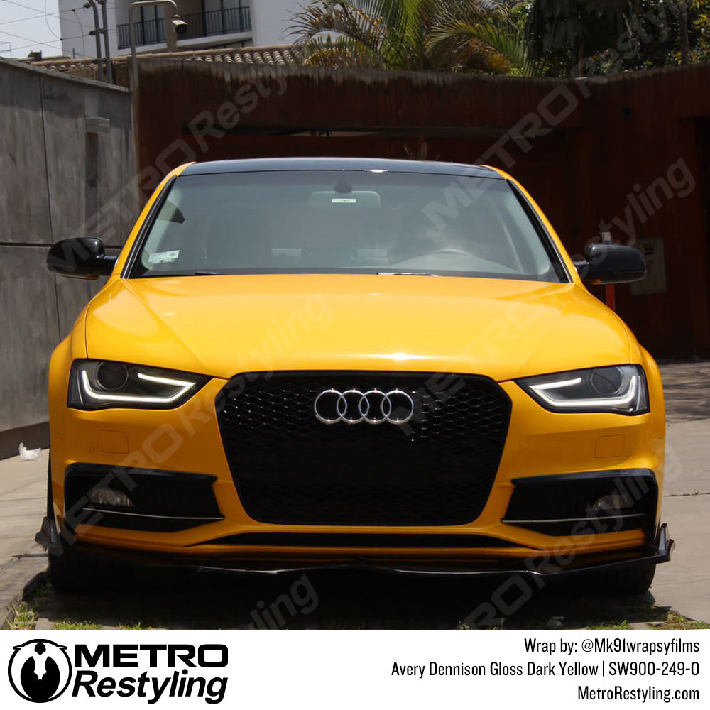 Audi Gloss Yellow Wrap