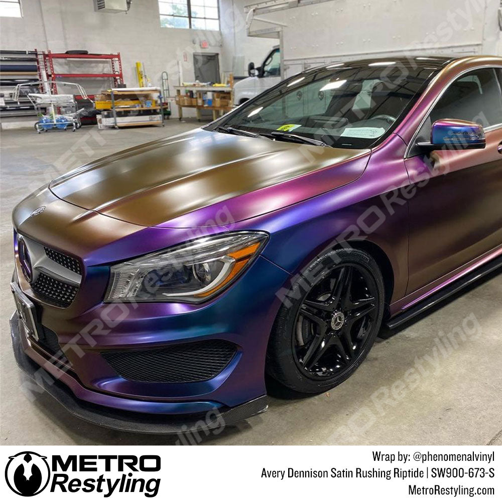 Avery Dennison SW900 Satin Rushing Riptide Vinyl Wrap | SW900-673-S