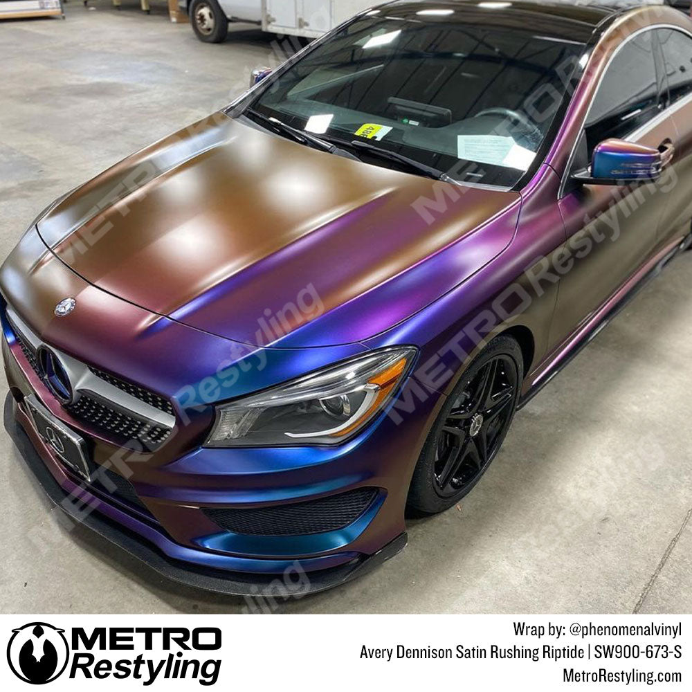 Avery Dennison SW900 Satin Rushing Riptide Vinyl Wrap | SW900-673-S