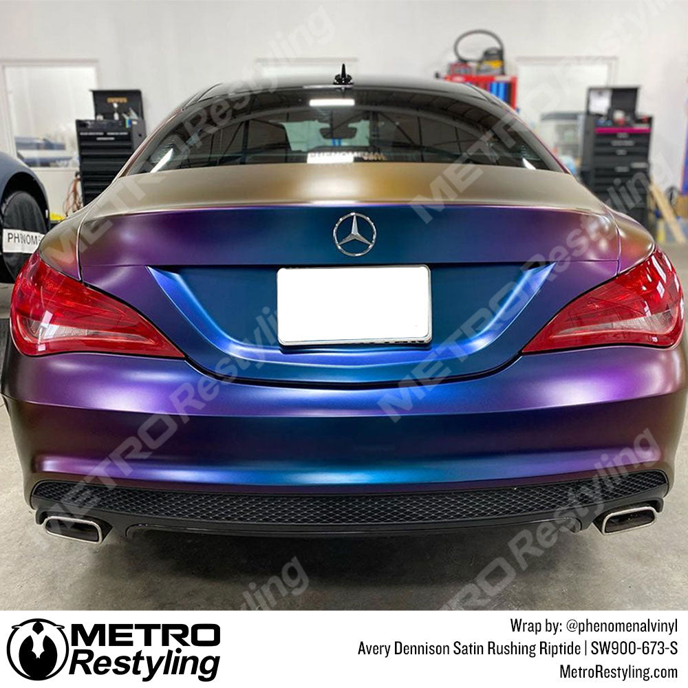 Avery Dennison SW900 Satin Rushing Riptide Vinyl Wrap | SW900-673-S